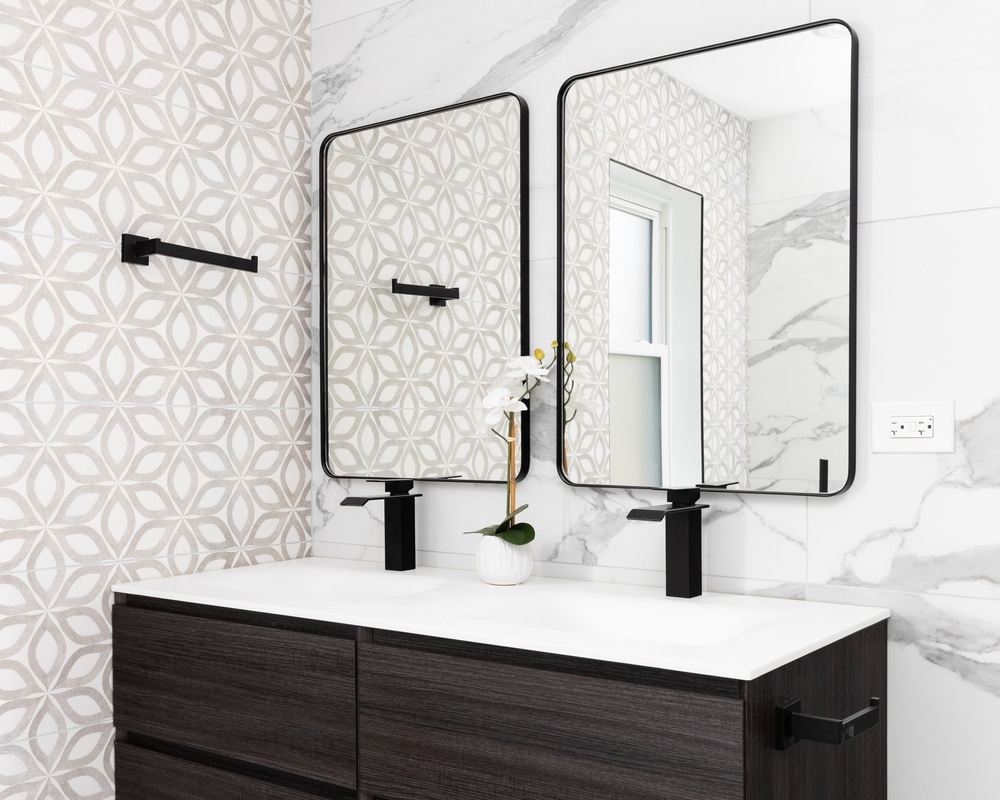custom-cut mirrors
